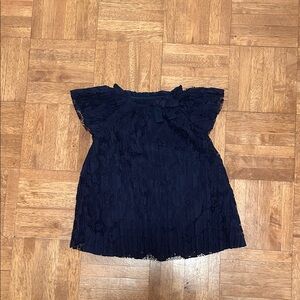 Carter's Dark Blue Lace Dress